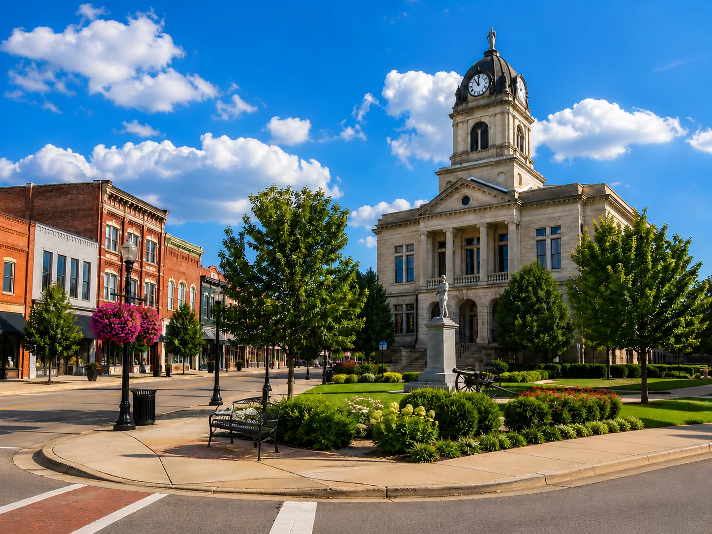 Downtown Lebanon, Tennessee public square