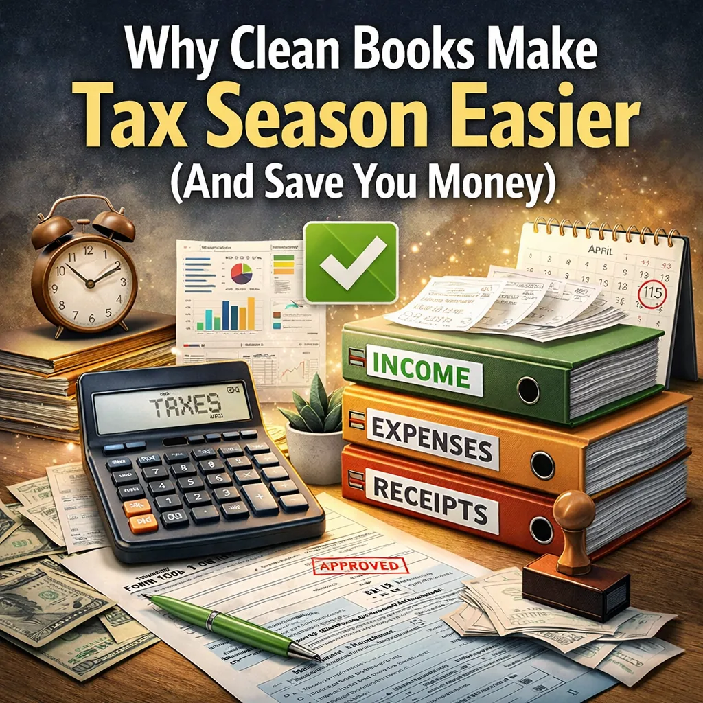 Clean books make tax season easier