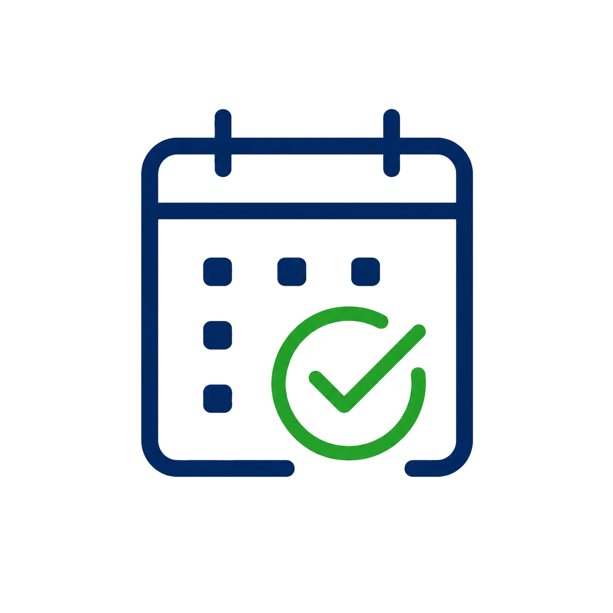 Monthly bookkeeping icon