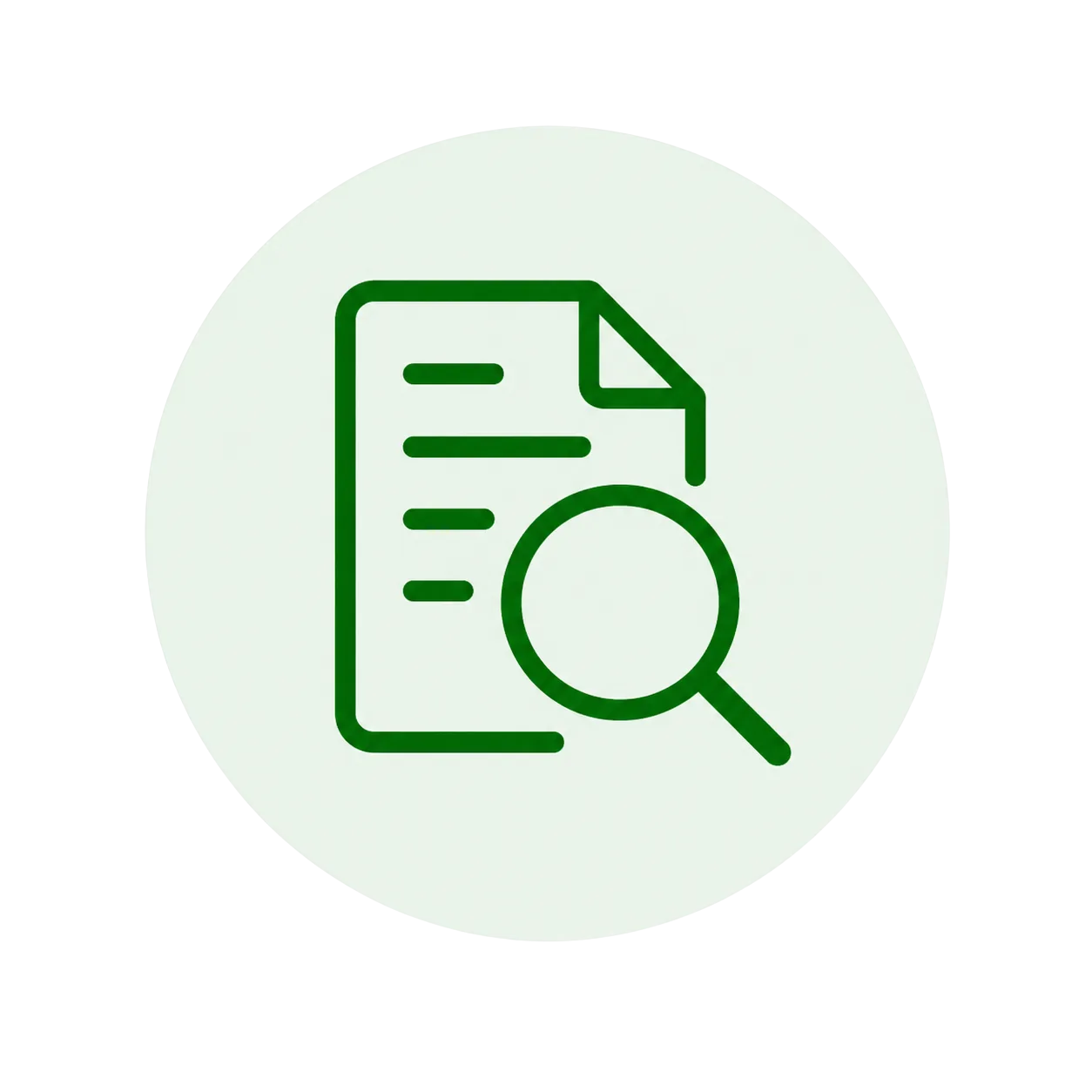 Review your current books and accounts icon